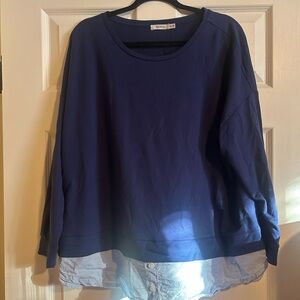 Ricki's Navy Long Sleeve Top